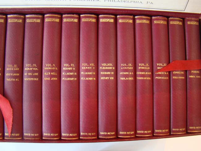 The Complete Works of William Shakespeare in the 13 vol. Handy Stratford Edition circa 1880-1900. — image 2